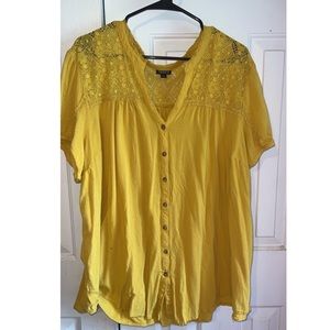 Yellow Torrid Blouse